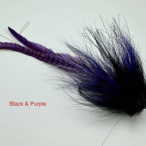 Double Buford Musky Fly - Black & Purple