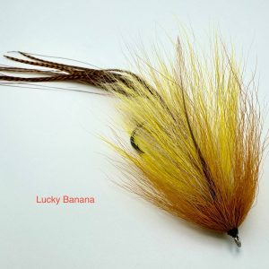 Glider Musky Fly - Lucky Tan Banana