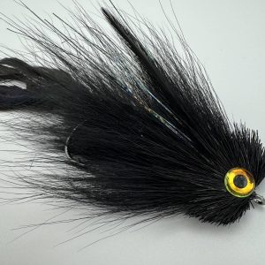 Wedge Head Musky Fly - Black