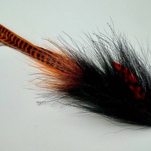 BIG Glider Musky Fly - Black & Orange